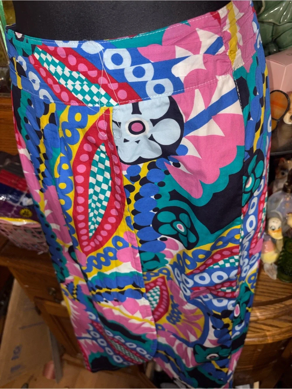 J.Crew Tie-Back Tulip Skirt in Ratti Kaleidoscope Floral